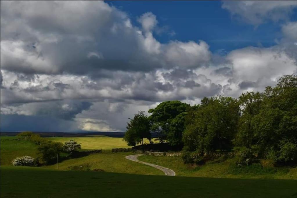 Large Countryside Home Tow Law Exterior photo